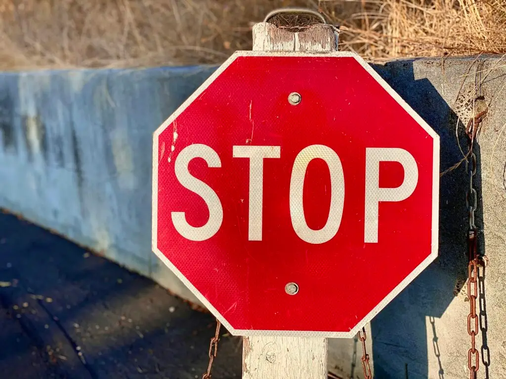 Stop sign